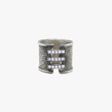 Diamond and Sterling Silver Ring