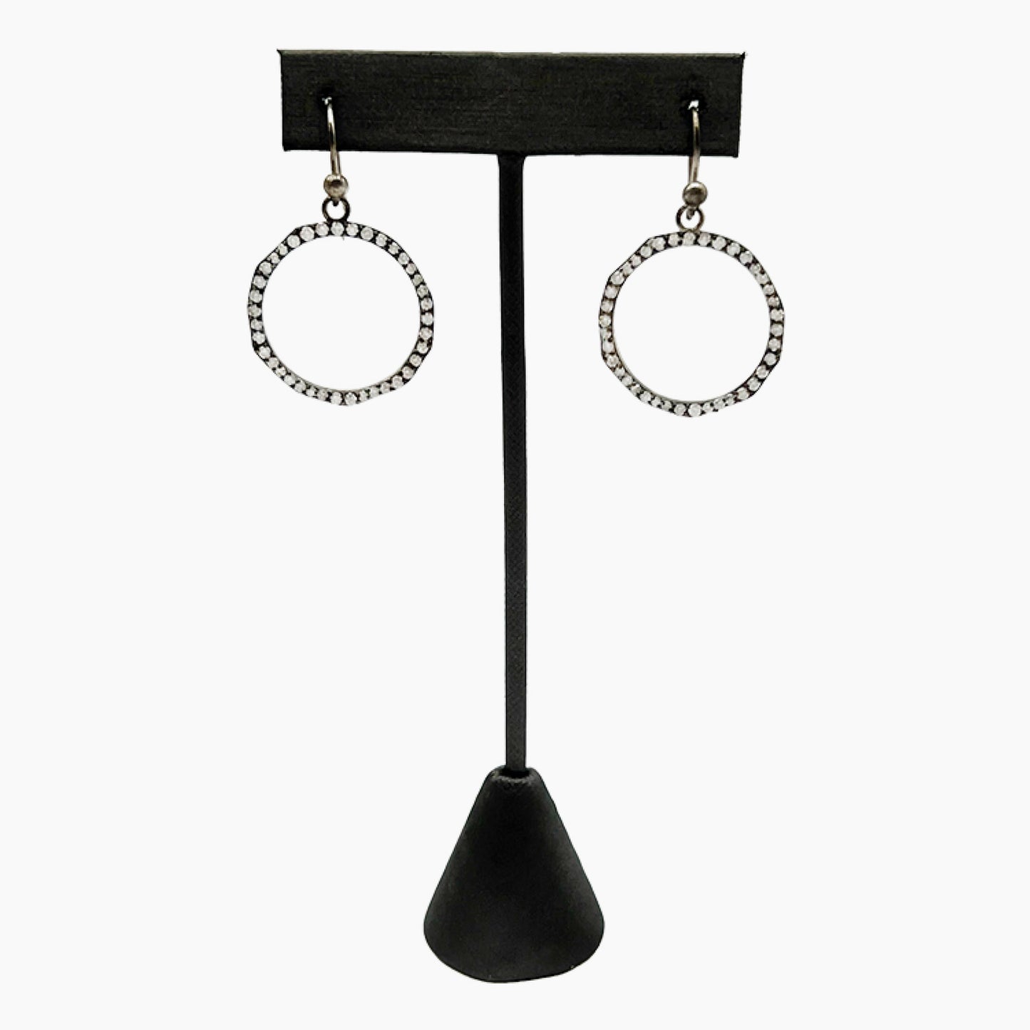 Diamond Hoop Earrings