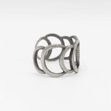 Diamonds and Sterling Silver Cuff