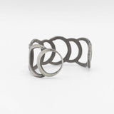Diamonds and Sterling Silver Cuff