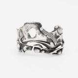 Sterling Silver and Diamonds Bracelet