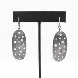Oval Diamond Earrings