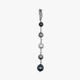 Detachable pearl lariat necklace