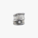 Diamond and Sterling Silver Ring