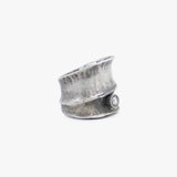 Diamond and Sterling Silver Ring