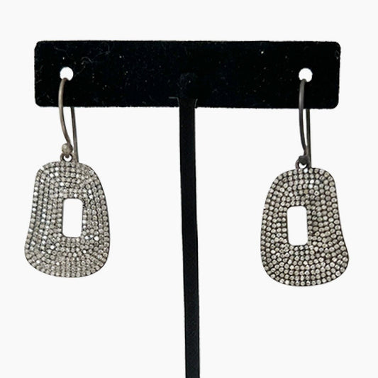 Diamond Donut Earrings