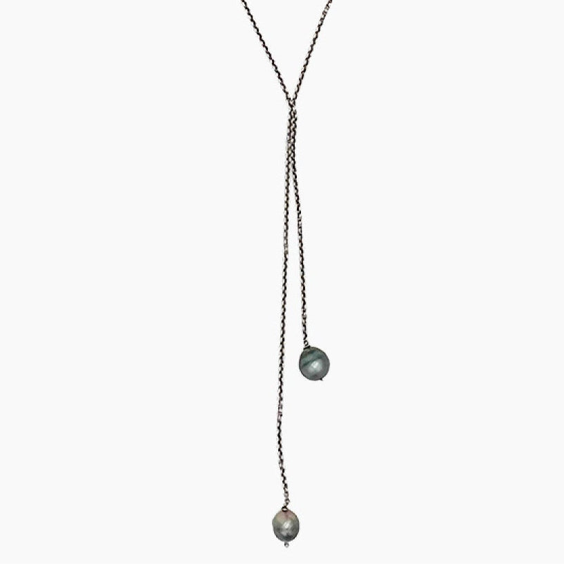Tahitian Pearls Lariat Necklace