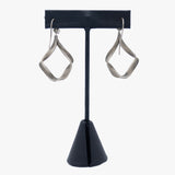 Diamonds and Sterling Silver Earrings