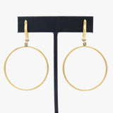 18K Gold Hoop Earrings