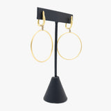 18K Gold Hoop Earrings
