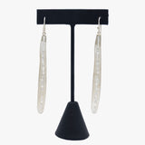 Diamonds and Sterling Silver Earrings