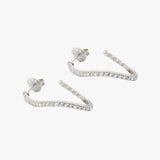 Long Diamond Hoops