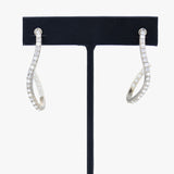 Long Diamond Hoops