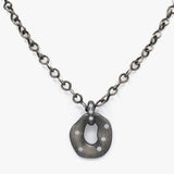 Irit Design Sterling Silver and Diamond Necklace