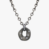 Irit Design Sterling Silver and Diamond Necklace