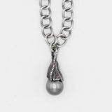 Tahitian Pearl and Diamonds Choker Necklace