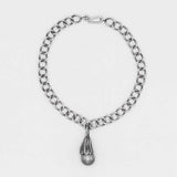 Tahitian Pearl and Diamonds Choker Necklace