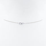 White Gold and Diamonds Cross Necklace