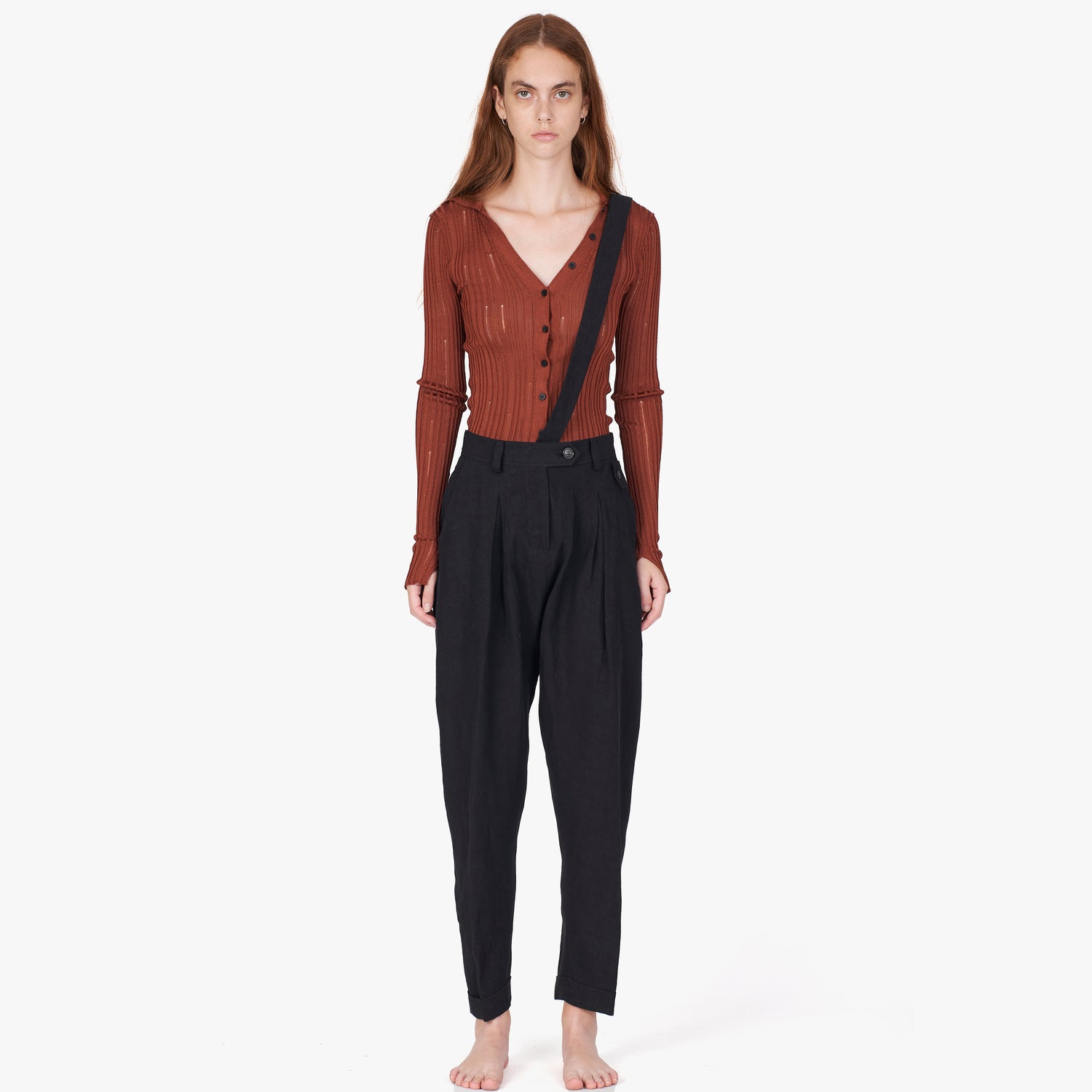Isabel Benenato Black Pants