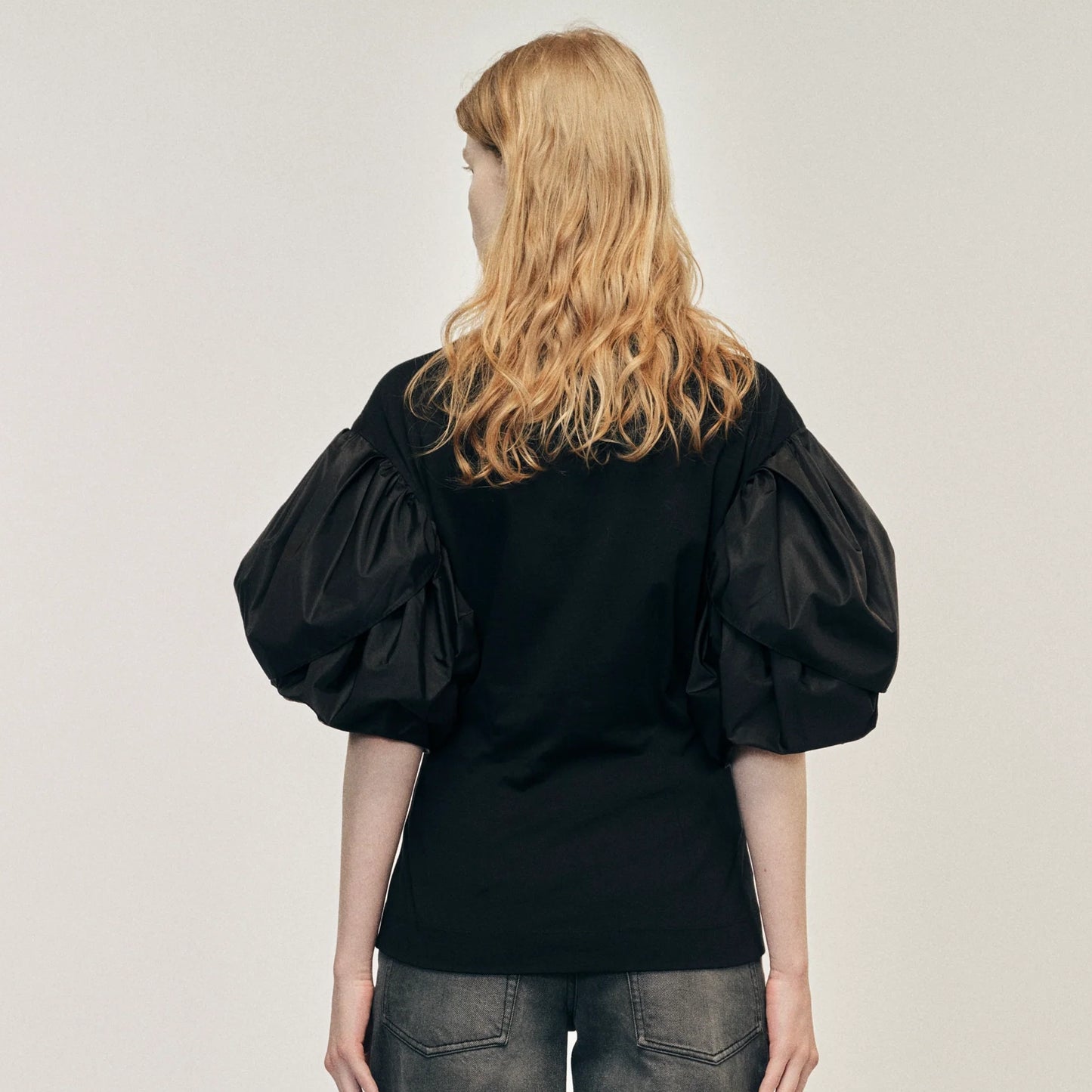 Sculpted Petal Sleeve T-Shirt