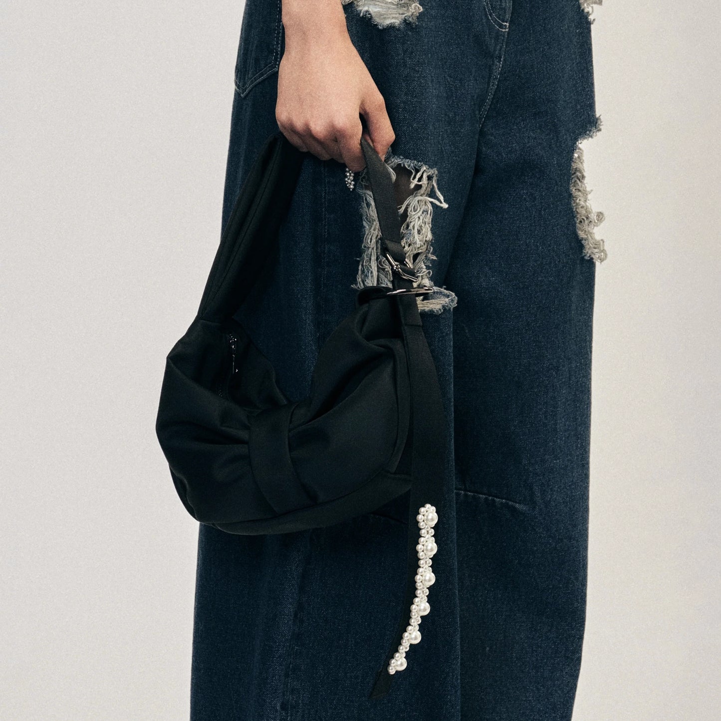 Beaded Sling Bow Bag