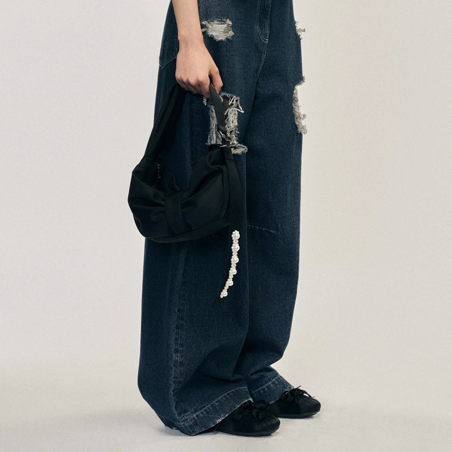 Beaded Sling Bow Bag