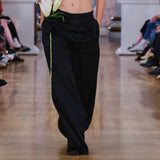 Gathered Flower Sash Pants