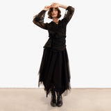 Marc Le Bihan Organza Bondage Shirt - Black