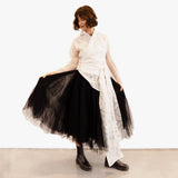 Marc Le Bihan Organza Bondage Shirt - White