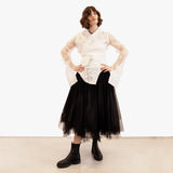 Marc Le Bihan Organza Bondage Shirt - White