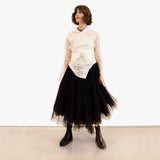 Marc Le Bihan Organza Bondage Shirt - White