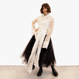 Marc Le Bihan Organza Bondage Shirt - White