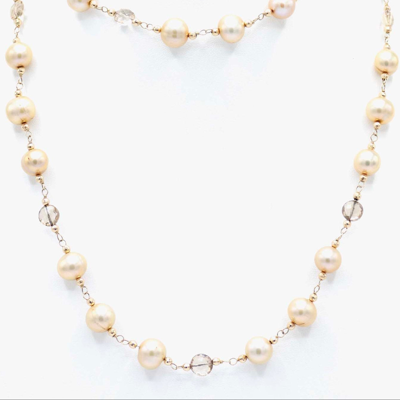 Pearl and Citrine Necklace