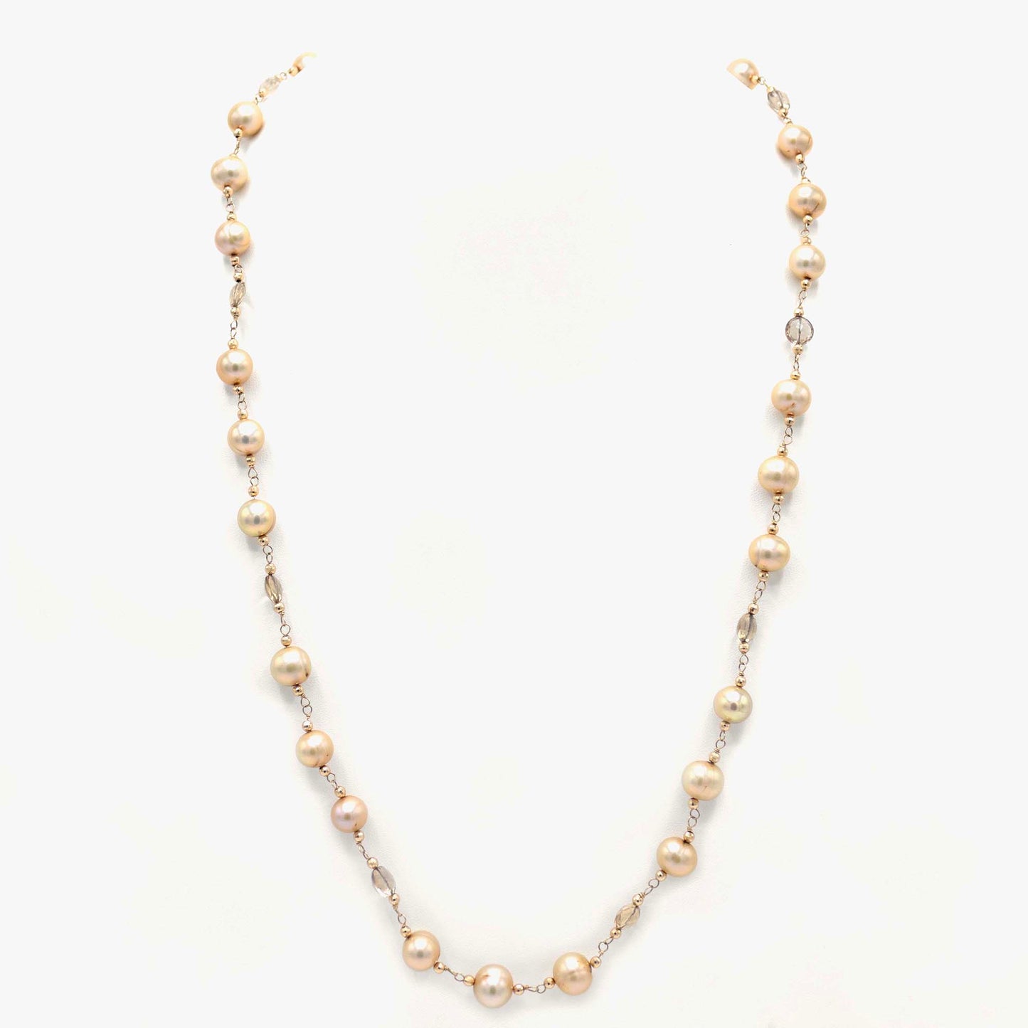 Pearl and Citrine Necklace