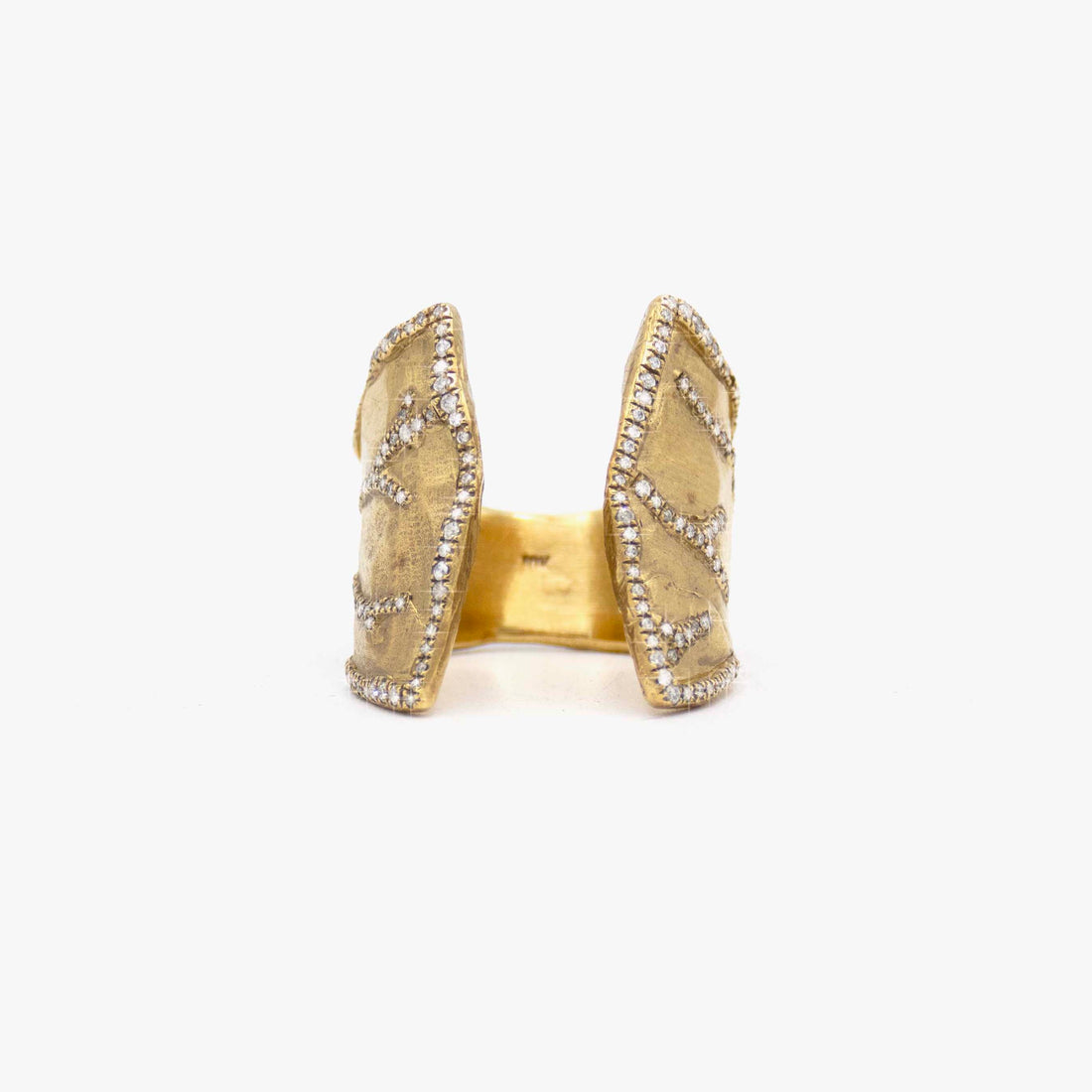 Irit Design 10K Gold Open Cuff Ring