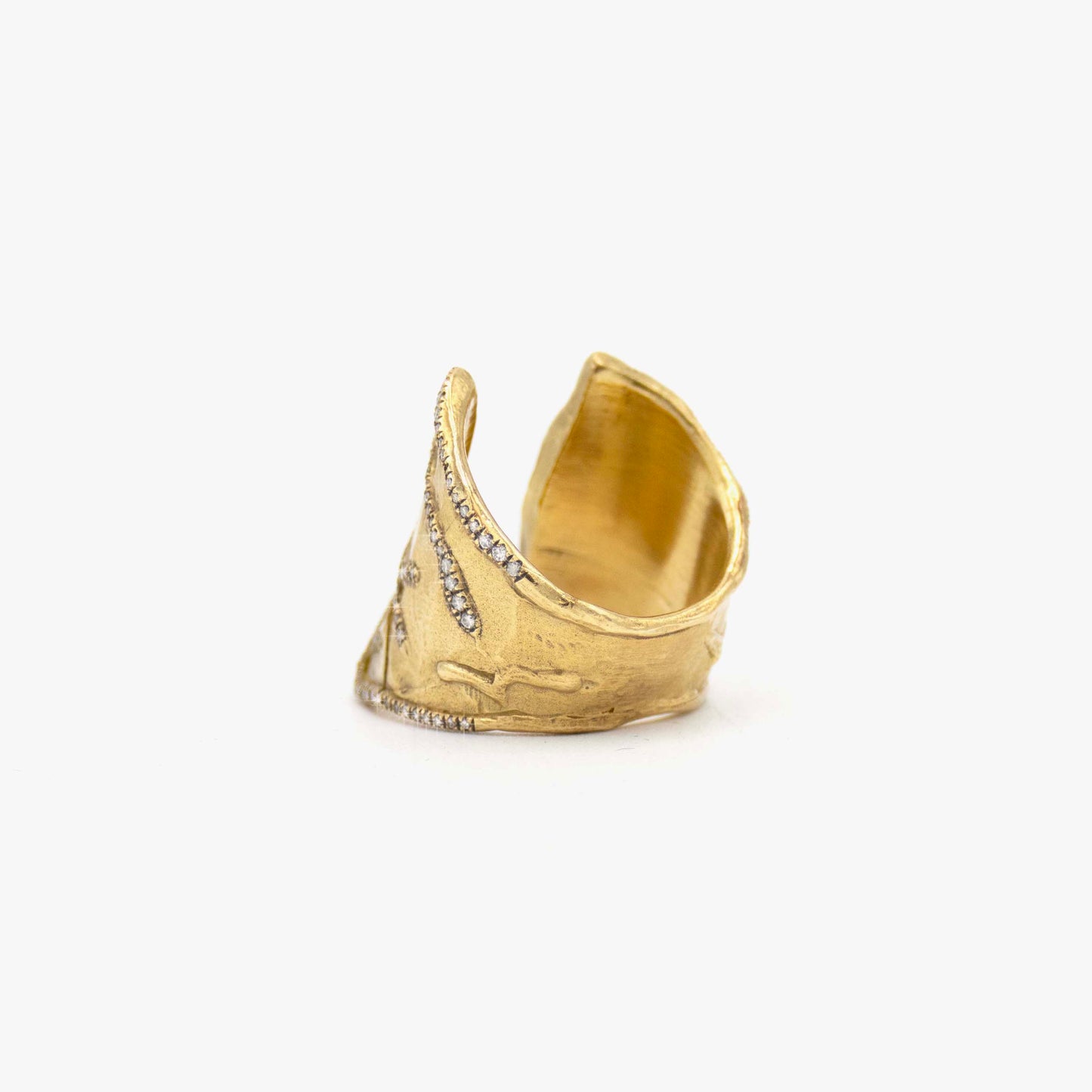 Irit Design 10K Gold Open Cuff Ring