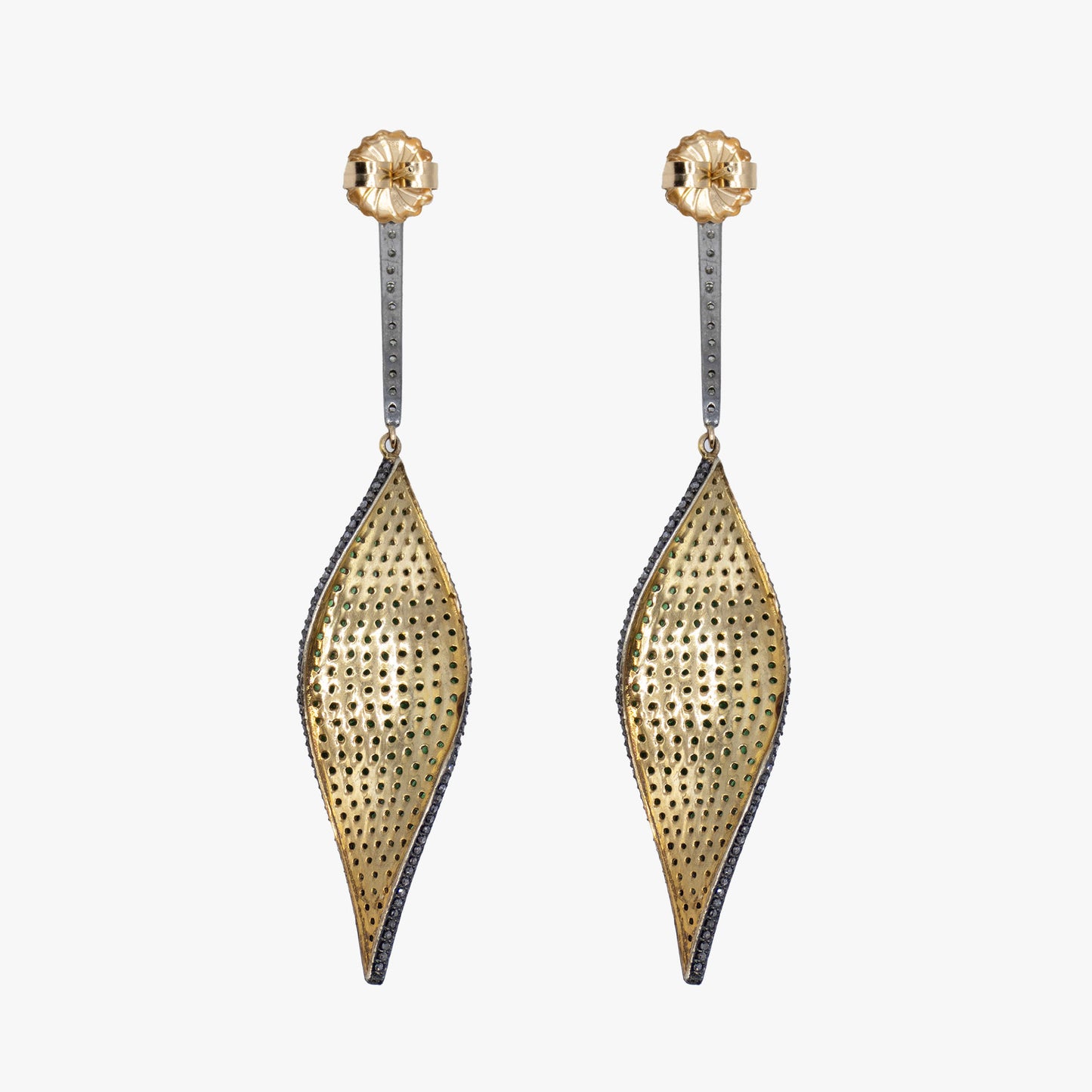 Tsavorite and Diamonds Earrings