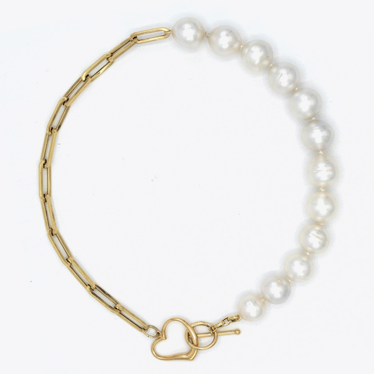 Gold and Pearl Necklace