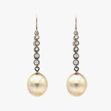 Irit Design Pearl and Diamond Earrings