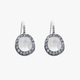 Rosa Maria Icey Grey Diamonds Drop Earrings