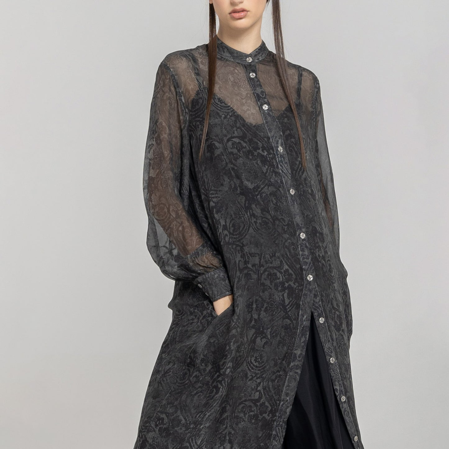 Long Print Duster