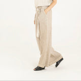 Pleated Pants - Sandshell