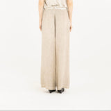 Pleated Pants - Sandshell