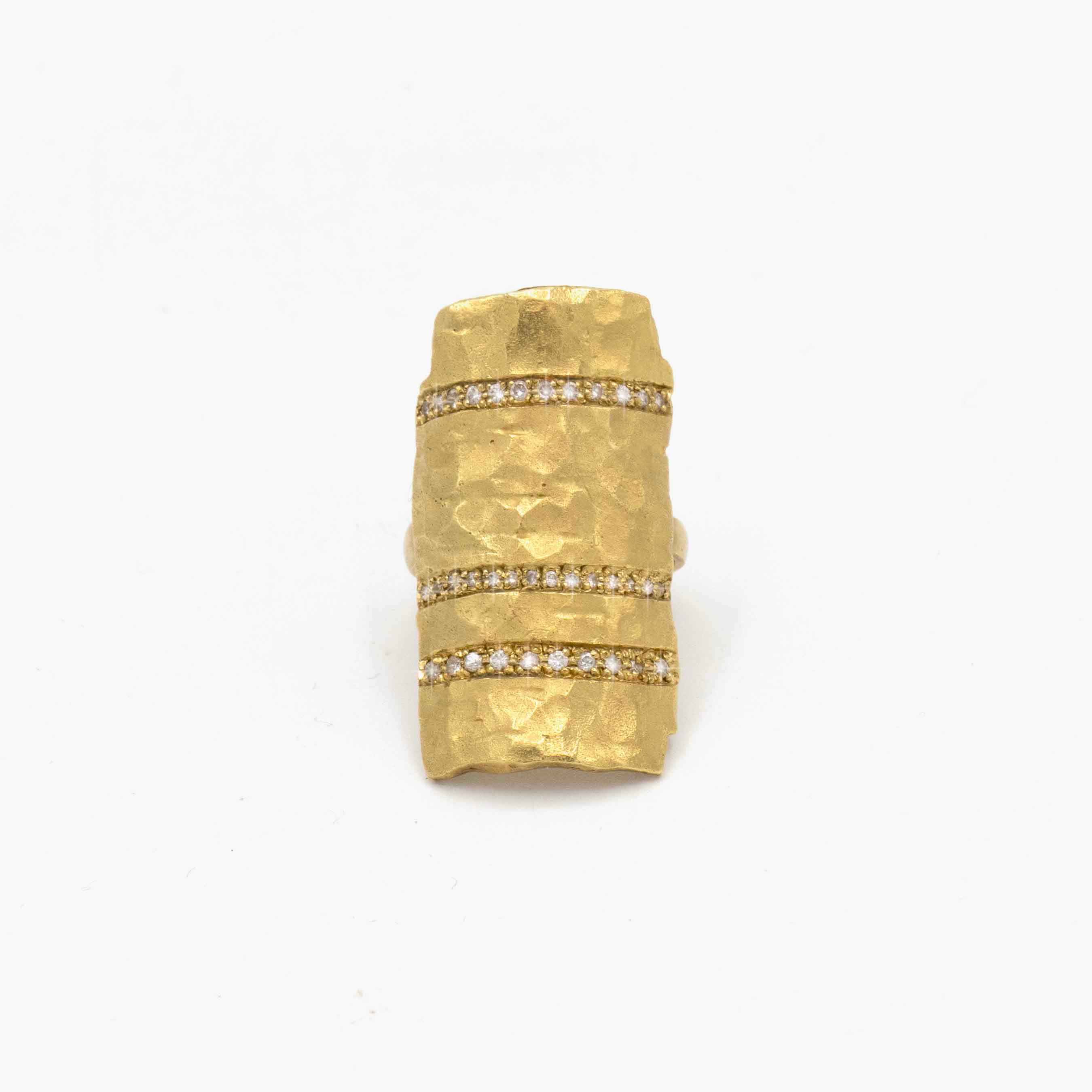 Irit Design 10K Gold Shield Ring