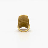 Irit Design Gold and Diamond Shield Ring