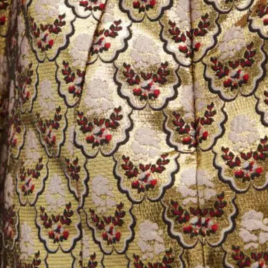 Simone Rocha Gold Tapestry Dress
