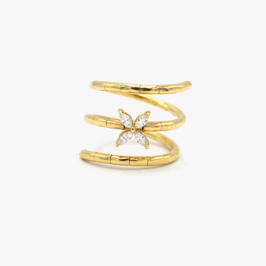 Gold and Diamond Ring