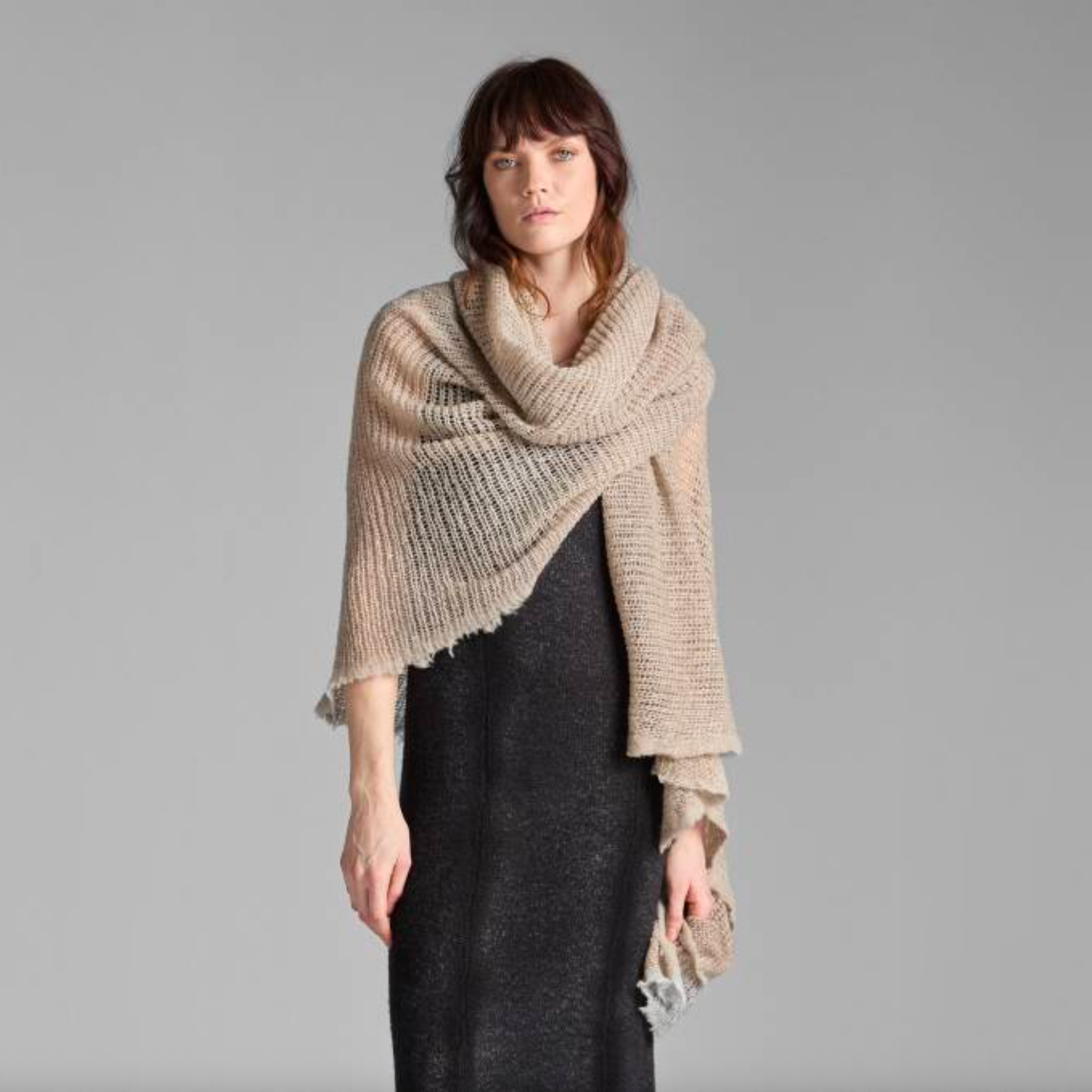 Cashmere and Silk Laminated Scarf