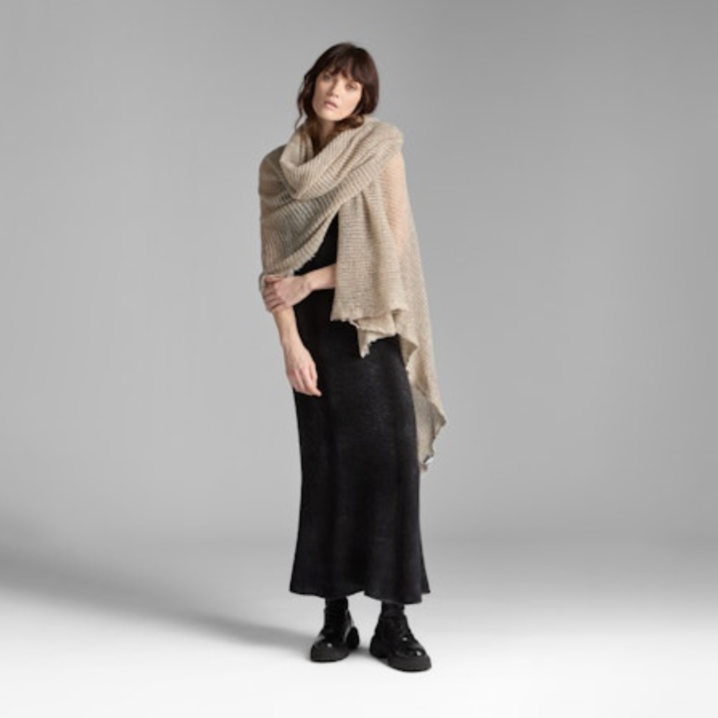 Cashmere and Silk Laminated Scarf