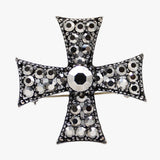 Vintage Weiss Maltese Cross Brooch